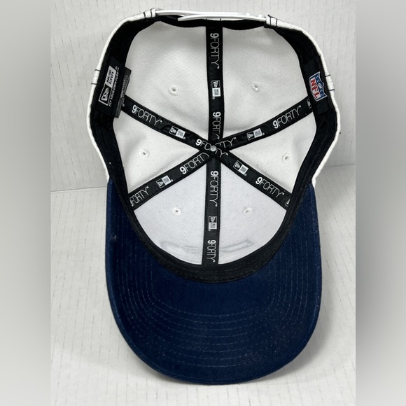 Seattle Seahawks Adjustable Hat New Era 9Forty White Blue OSFM RN11493 CA40289 - Picture 9 of 11